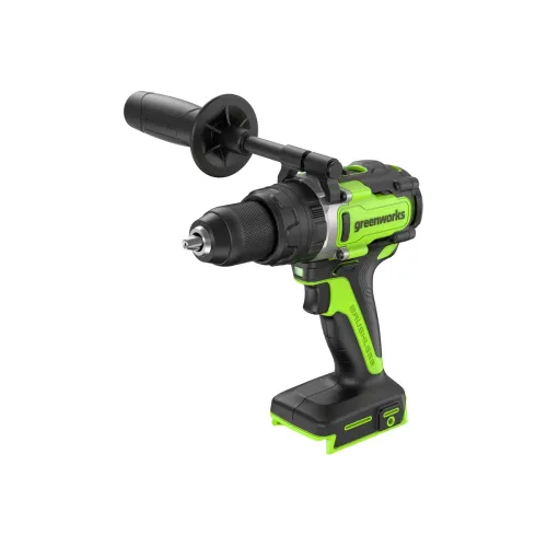 Акк. шуруповерт ударный GREENWORKS GD24DD140, 24 В, 140 Нм, 0-550/2100 об/мин, БЗП 13 мм, бесщеточный, без АКБ и ЗУ (3707607)