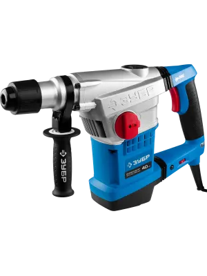 Перфоратор ЗУБР ЗПМ-40-1250 ЭВК серия «ПРОФЕССИОНАЛ», SDS-Max, 1250Вт, кейс