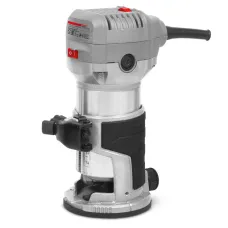 Фрезер CROWN CT11023 кромочный, 710 Вт, 13000-33000 об/мин, цанги 6/8, высота хода 0-20 мм, 1.45 кг
