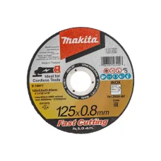 Диск отрезной MAKITA 125х0,8х22,23 для нержавеющей стали плоский Z60U