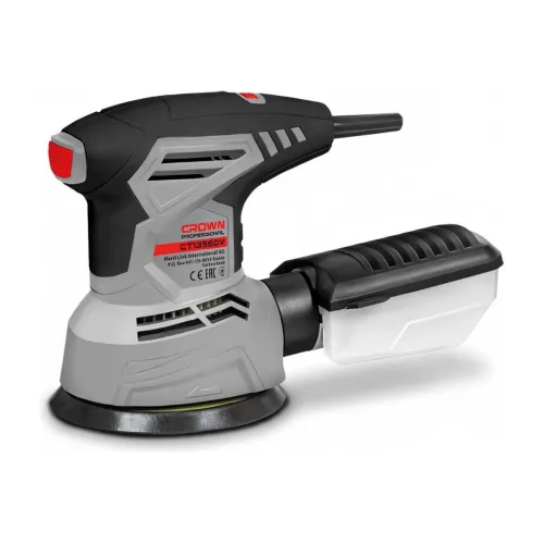 Эксцентриковая шлифовальная машина CROWN CT13560V, 300 Вт, 6000-13000 об/мин, 125 мм, 2 мм