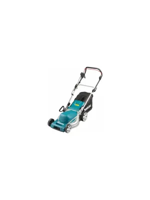 Газонокосилка электрическая MAKITA ELM4121, 1,6 кВт, дека стальная 41 см, 3в1, травосб. 50 л, инд. заполнения