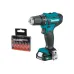 Аккумуляторный шуруповерт MAKITA DF333DYX14, 2х1.5Ач, ЗУ, набор бит D-31083