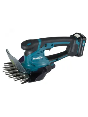 Аккумуляторные ножницы MAKITA UM600DWAE, для травы CXT 12 В, нож 16 см, регул высоты 15-25 мм, 2хBL1020B, DC10WC