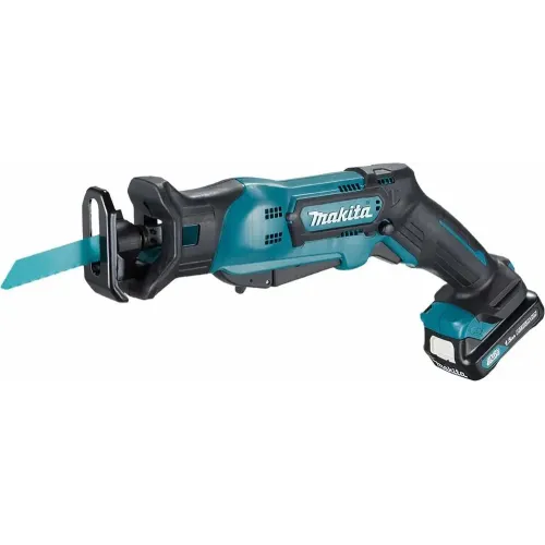 Аккумуляторная пила сабельная MAKITA JR103DWAE, CXT 12В max, ход 13 мм, рез 50 мм, 2х2.0 Ач, з/у