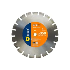 Диск алмазный GRAFF Master 350x10х3.0х25.4/20мм по асфальту