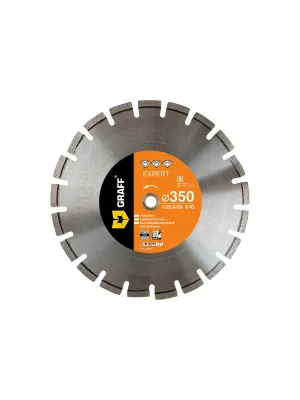 Диск алмазный GRAFF Expert 350x10х3.0х25.4/20мм по асфальту