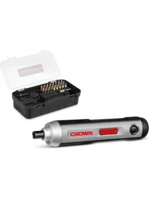 Аккумуляторная отвертка CROWN CT22033 IMC, подсветка рабочей зоны. Li-ion