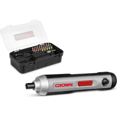 Аккумуляторная отвертка CROWN CT22033 IMC, подсветка рабочей зоны. Li-ion