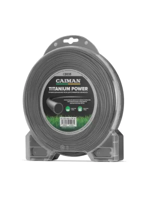 Корд триммерный CAIMAN Titanium Power 2,5 мм/81 м