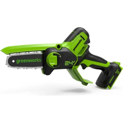 Аккумуляторная пила цепная GREENWORKS G24MCS10, мини 10см, без АКБ и ЗУ