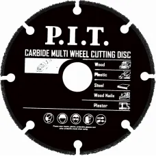 Диск пильный P.I.T. по дереву для УШМ 125x22,2x1,2 мм 6T (ACTW07-0125)
