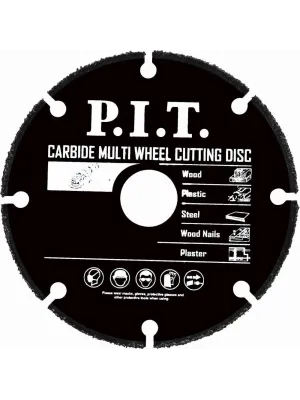 Диск пильный P.I.T. по дереву для УШМ 125x22,2x1,2 мм 6T (ACTW07-0125)