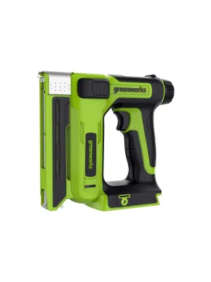 Аккумуляторный степлер GREENWORKS G24CS10 24В, без АКБ и ЗУ