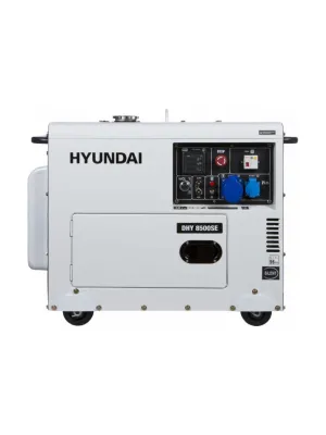 Генератор дизельный HYUNDAI DHY 8500SE, электростартер в кожухе