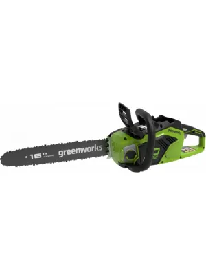 Аккумуляторная пила цепная GREENWORKS GD40CS18, бесщеточная, 1х2Ач, ЗУ
