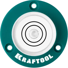 Уровень поверхностный KRAFTOOL «Бычий глаз», магнитный, чувствительность 0.5°, (34789)