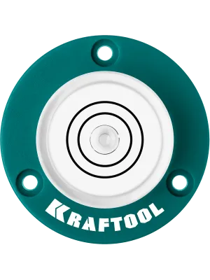 Уровень поверхностный KRAFTOOL «Бычий глаз», магнитный, чувствительность 0.5°, (34789)