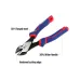 Бокорезы WORKPRO 180 мм силовые CR-V