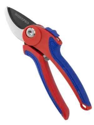Секатор WORKPRO 180 мм для жестких ветвей