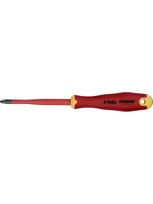 Отвертка FELO диэлектрическая PH 2х100 E-Slim Ergonic 41429390