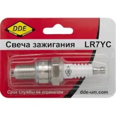 Свеча зажигания DDE PR7 (Champion RCJ7,Bosch WR11EO,NGK BR2LM)бензопилы,триммеры,мотобуры (PR7Y)