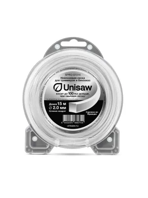 Корд триммерный Unisaw 2.0мм 15м квадрат