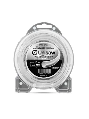 Корд триммерный Unisaw 2.0мм 15м круглая 187 шт/кор Unisaw Professional Quality