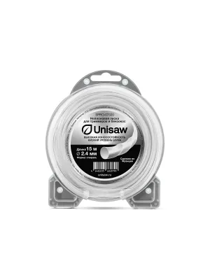 Корд триммерный Unisaw 2.4мм 15м, спираль