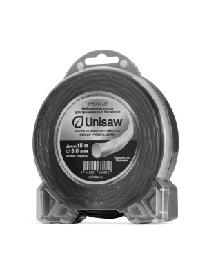 Корд триммерный Unisaw 3.0мм 15м, спираль