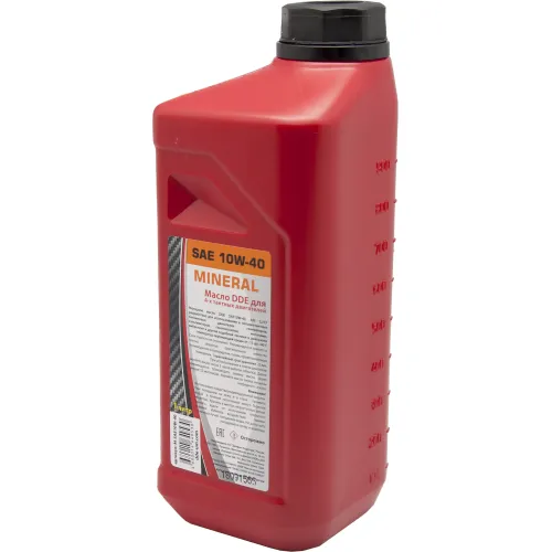 Смазка моторная 4-х т. DDE 1.0л 10W-40 минеральная (-15 -+40С) API SJ/CF (M-SAE10W-40) кр.12