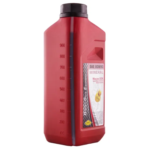 Смазка трансмиссионная DDE SAE 80W-90 (1.0л) минеральная (M-SAE80W-90) кр.12