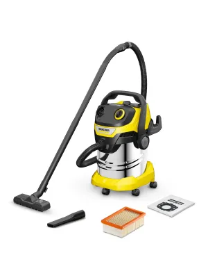 Пылесос KARCHER WD 5 S V-25/5/22, 1,1кВт 240мбар 25л шланг35ммх2.2м 8,6кг нерж. бак