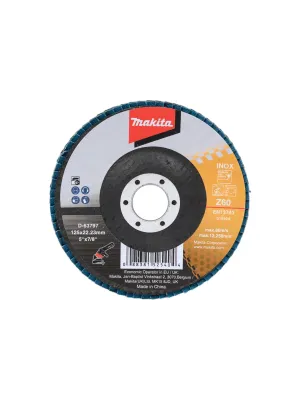 Диск лепестковый торцевой MAKITA 125x22,23 мм, Z60, стекловолокно (D-63797)