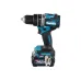 Аккумуляторный дрель-шуруповёрт MAKITA HP002GD201, ударная XGT BL, быстрое ЗУ, кейс MAKPAC
