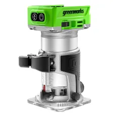 Аккумуляторный фрезер GREENWORKS G24RO, бесщеточный, без АКБ и ЗУ
