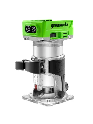 Аккумуляторный фрезер GREENWORKS G24RO, бесщеточный, без АКБ и ЗУ