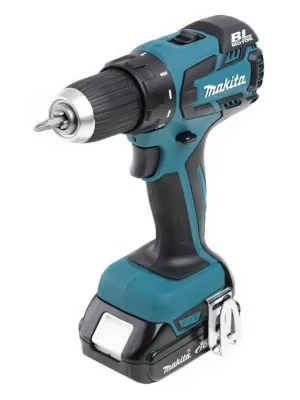 Акк. шуруповерт ударный MAKITA DHP485SYE, LXT BL 18В, 13 мм, 50/27 Нм, 2x1.5 Ач, з/у