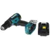 Акк. шуруповерт ударный MAKITA DHP485SYE, LXT BL 18В, 13 мм, 50/27 Нм, 2x1.5 Ач, з/у