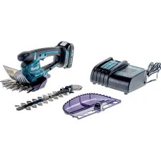 Аккумуляторные ножницы MAKITA DUM604SYX, для травы, LXT 18 В, нож для травы 16 см, нож для кустар. 20 см, BL1815N, DC18SD