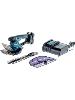 Аккумуляторные ножницы MAKITA DUM604SYX, для травы, LXT 18 В, нож для травы 16 см, нож для кустар. 20 см, BL1815N, DC18SD