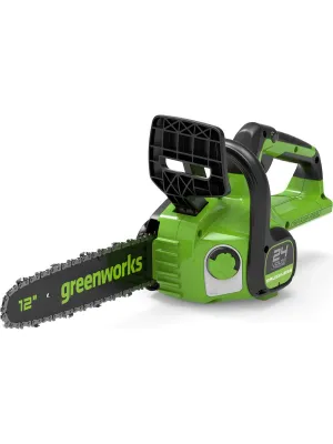 Аккумуляторная пила цепная GREENWORKS GD24CS30, без АКБ и ЗУ