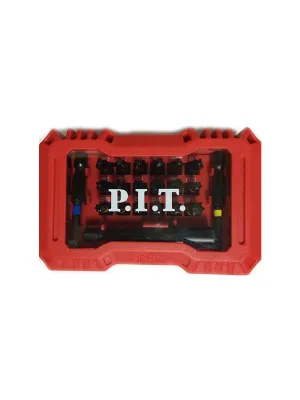 Набор бит P.I.T.23шт(ASET04-0023) (PH2, PZ2, PH3, PZ3, H5, H6, H4, T20, T25, T30, T40)