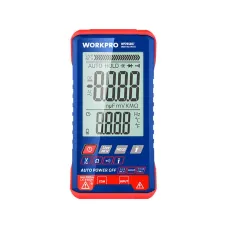 Мультиметр WORKPRO цифровой (дисплей двухстрочный)