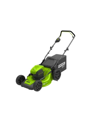 Аккумуляторная газонокосилка GREENWORKS GD60LM46HP, 60 В, шир. скаш. 46 см, 60 л, 7 уровней, б/щ, 3в1:мульч. (без АКБ и ЗУ)