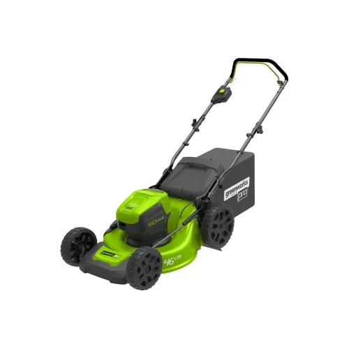 Аккумуляторная газонокосилка GREENWORKS GD60LM46HP, 60 В, шир. скаш. 46 см, 60 л, 7 уровней, б/щ, 3в1:мульч. (без АКБ и ЗУ)