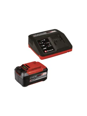 Комплект EINHELL POWER X-CHANGE 5.2Ah & 4A Fastcharger, ЗУ + аккумулятор 18В, 5.2Ач Li-Ion