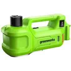 Аккумуляторный домкрат GREENWORKS G24 JACK грузопод. до 3 тн., высота подъема 155-445 мм. (без АКБ и ЗУ)