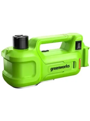 Аккумуляторный домкрат GREENWORKS G24 JACK грузопод. до 3 тн., высота подъема 155-445 мм. (без АКБ и ЗУ)