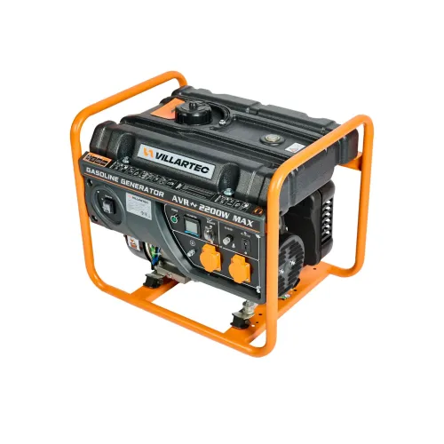 Электростанция бенз. VILLARTEC GG2800WС, ном. 2 кВт, макc 2,2 кВт, две розетки 2*16A